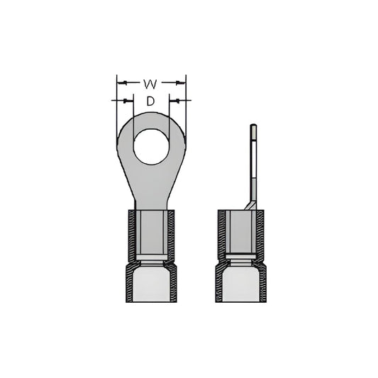 Cable lugs - ring lugs - insulated