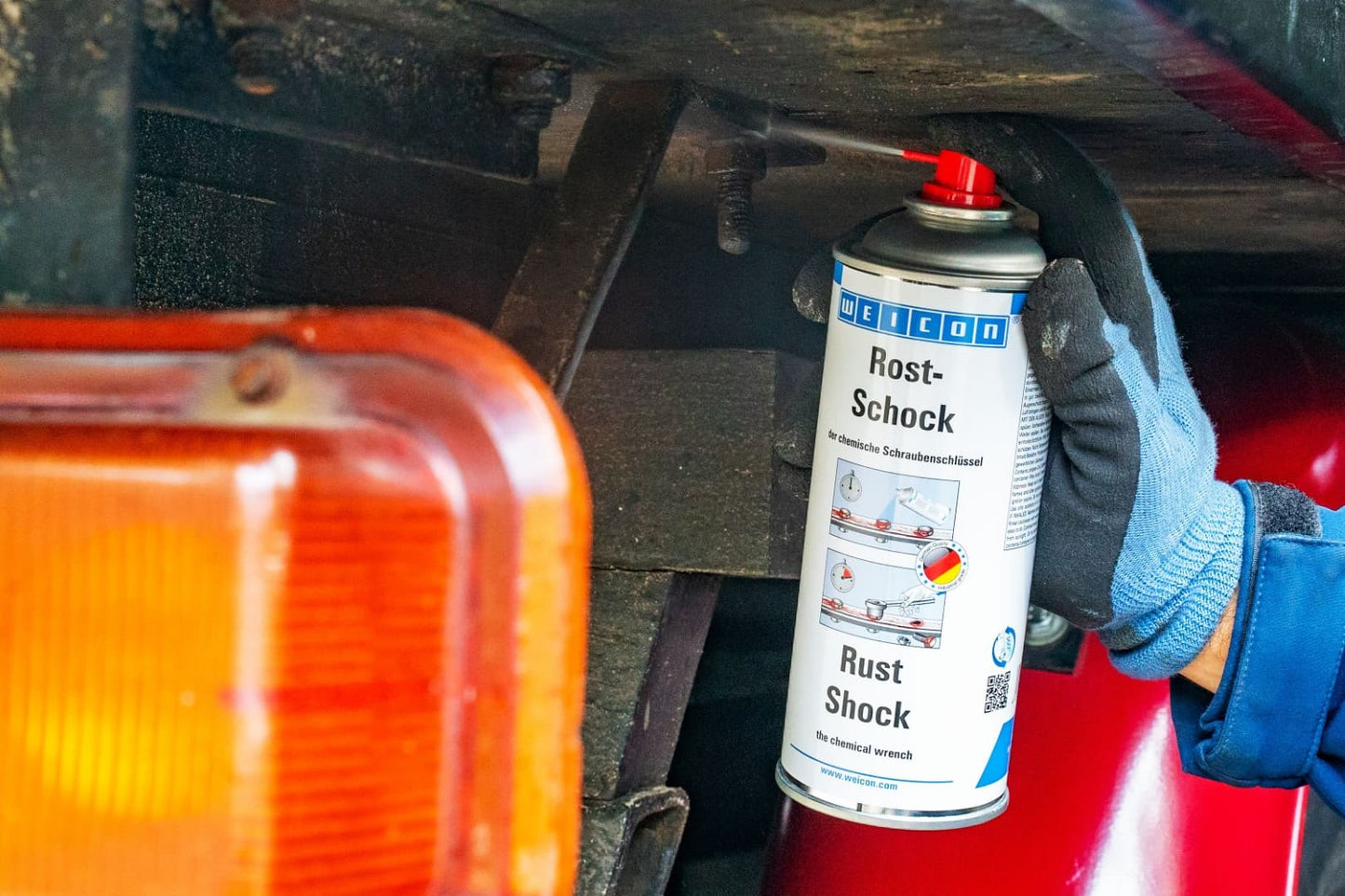 WEICON Rost-Schock: Chemischer Schraubenschlüssel mit Kältewirkung