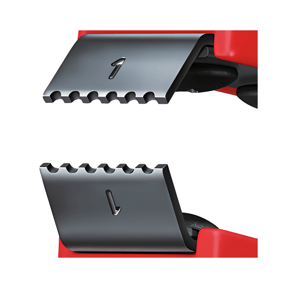 Lackabkratzpinzette und Ersatzmesser-Paar