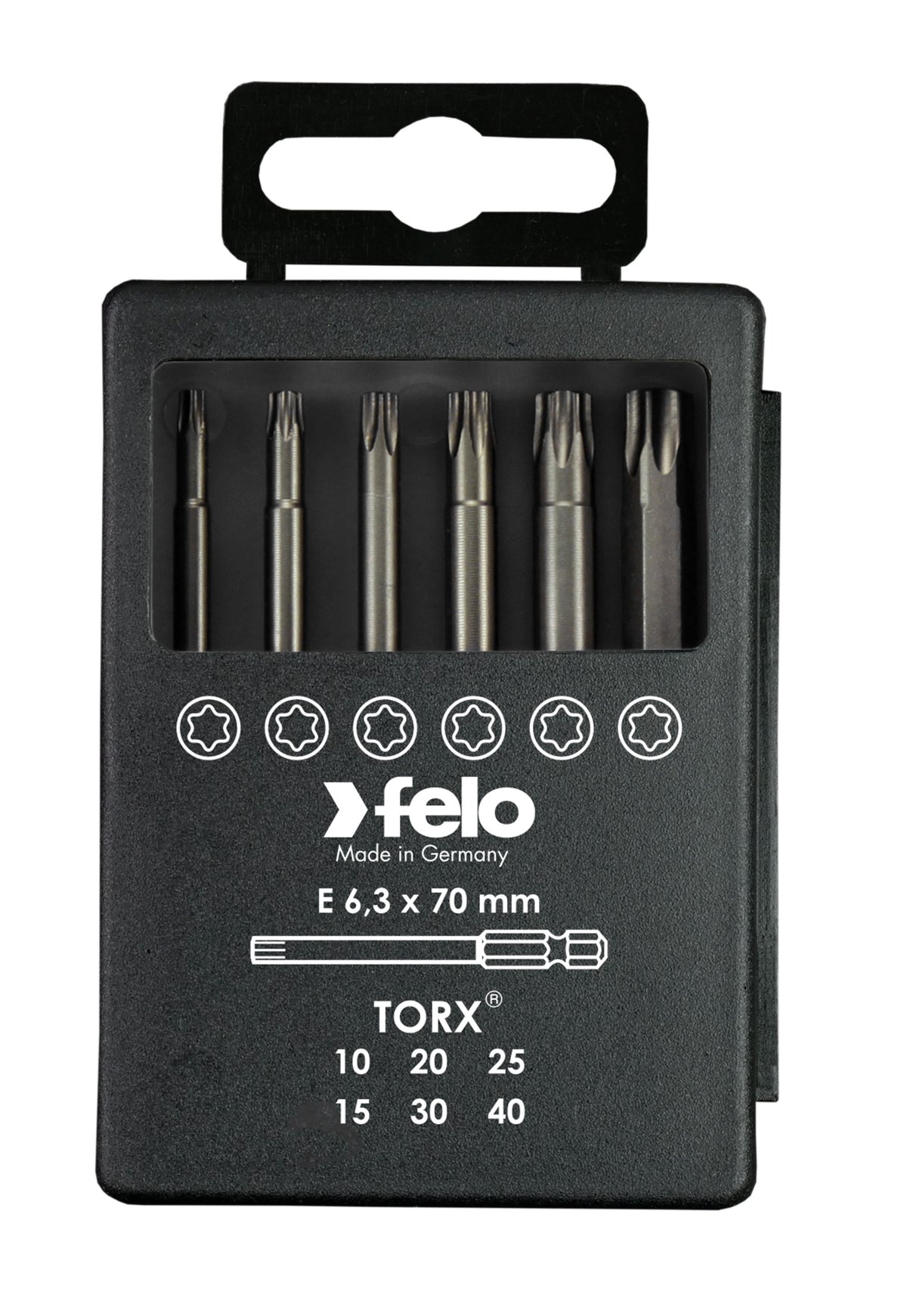Felo Bit-Box Profi E 6,3 x 73 mm