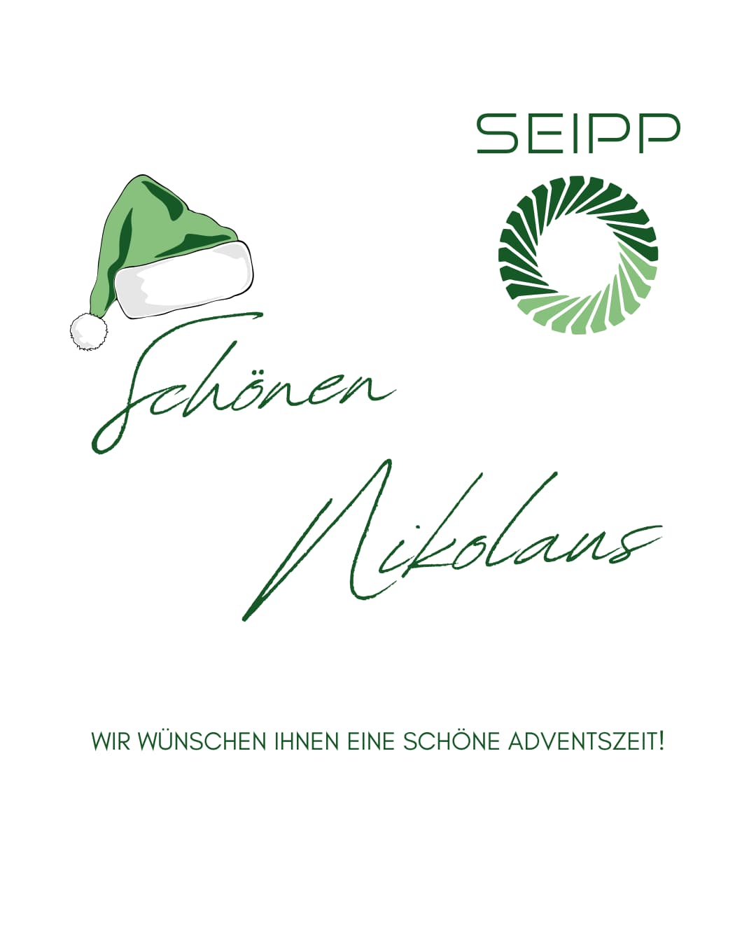 Ein elektrisierender Nikolausgruß: Wir wünschen eine schöne Adventszeit!