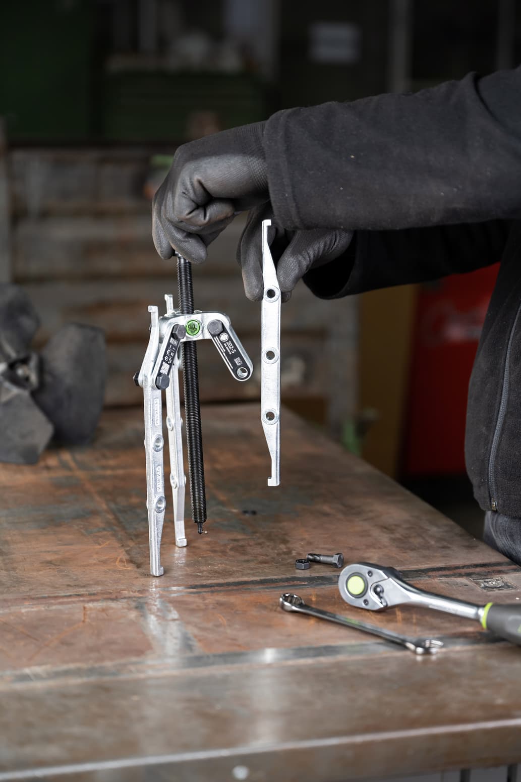 Kukko Laschenabzieher 202-S (3-armig) für Lüfterräder