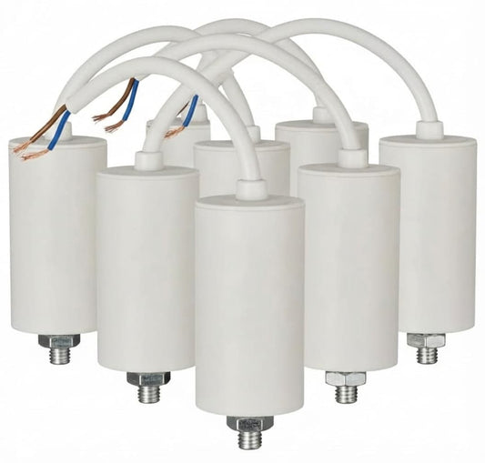 Kondensatoren - Kunststoffbecher mit axial herausgeführtem Kabel