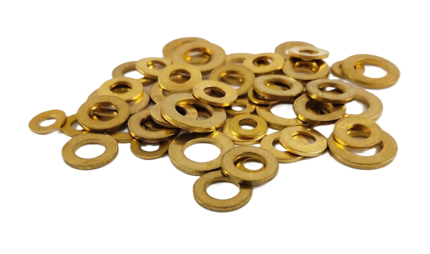 Brass - ring washers according to DIN 125