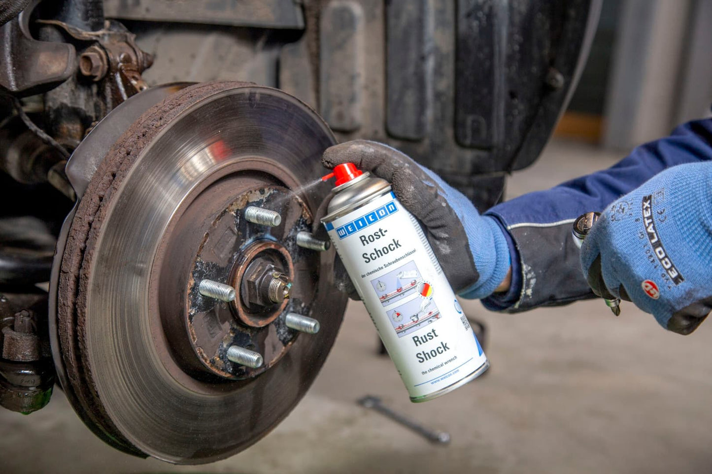 WEICON Rost-Schock: Chemischer Schraubenschlüssel mit Kältewirkung