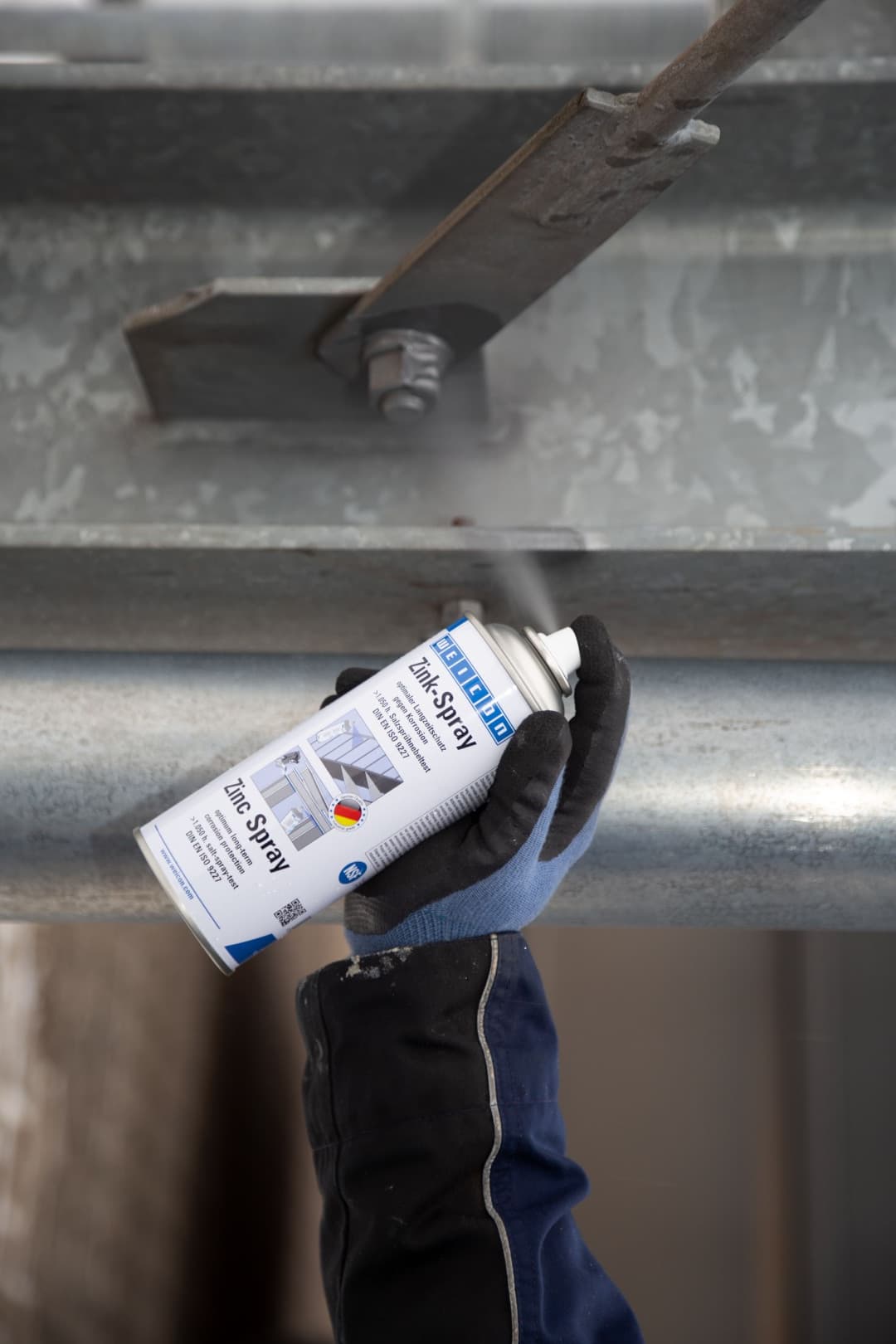 WEICON Zink-Spray: Kathodischer Langzeit-Korrosionsschutz