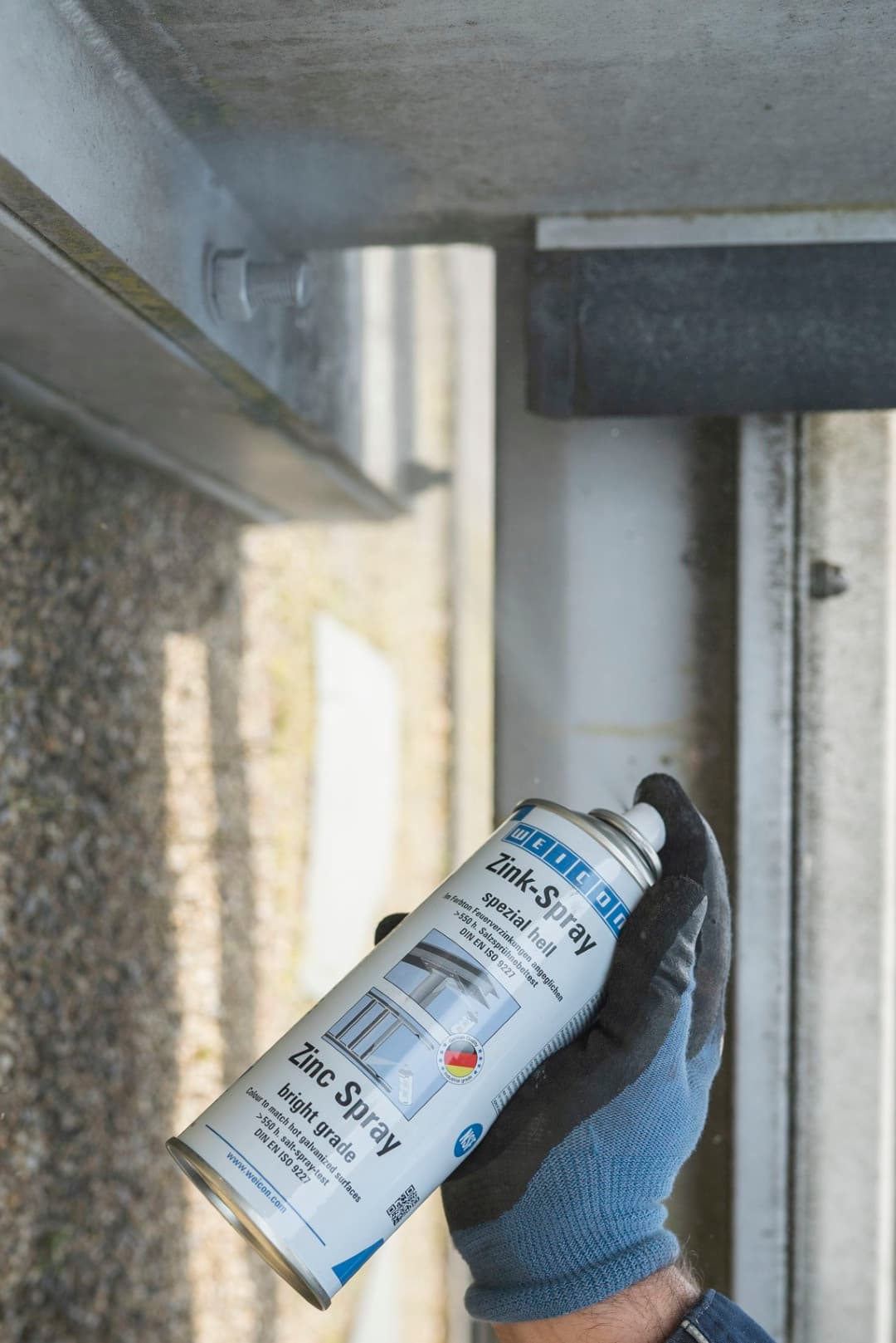 WEICON Zink-Spray: Kathodischer Langzeit-Korrosionsschutz