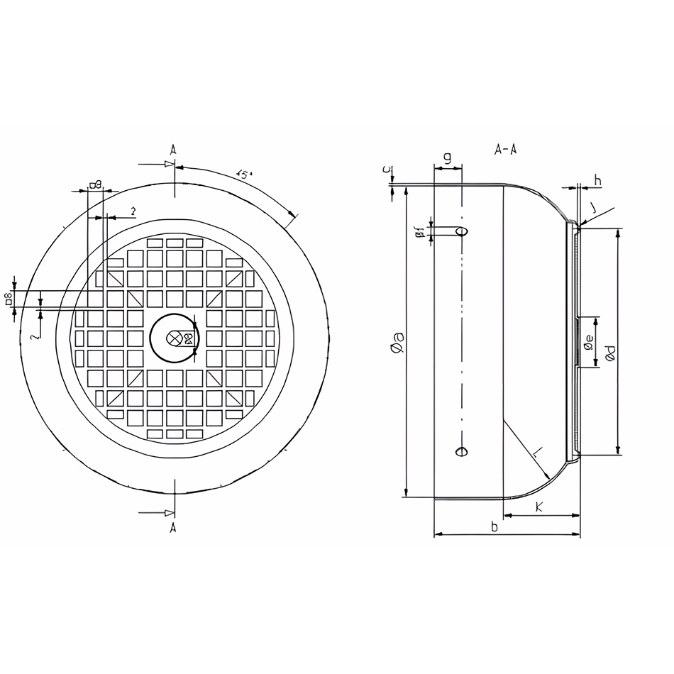 Lüfterhauben -Bremslüfterhauben
