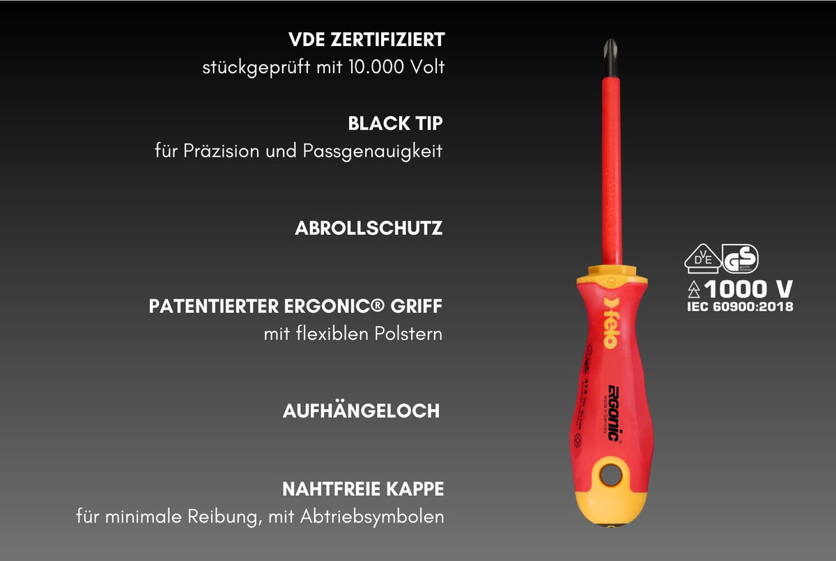 Felo ERGONIC VDE Screwdriver