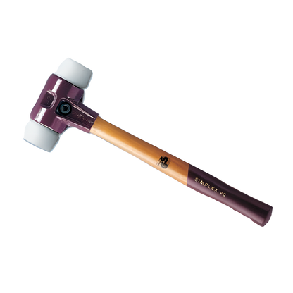 Halder - soft-faced mallet Simplex with malleable cast iron clamping housings and super plastic inserts SSTSP