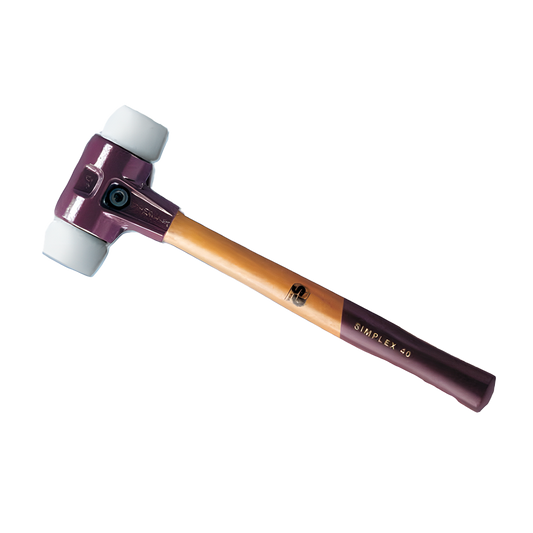 Halder - soft-faced mallet Simplex with malleable cast iron clamping housings and super plastic inserts SSTSP