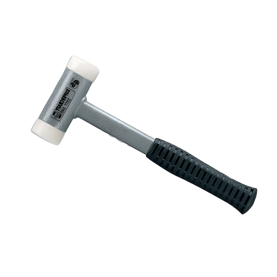 Halder - Supercraft - rückschlagfreier Nylonhammer mit Stahlrohrstiel RNHSS