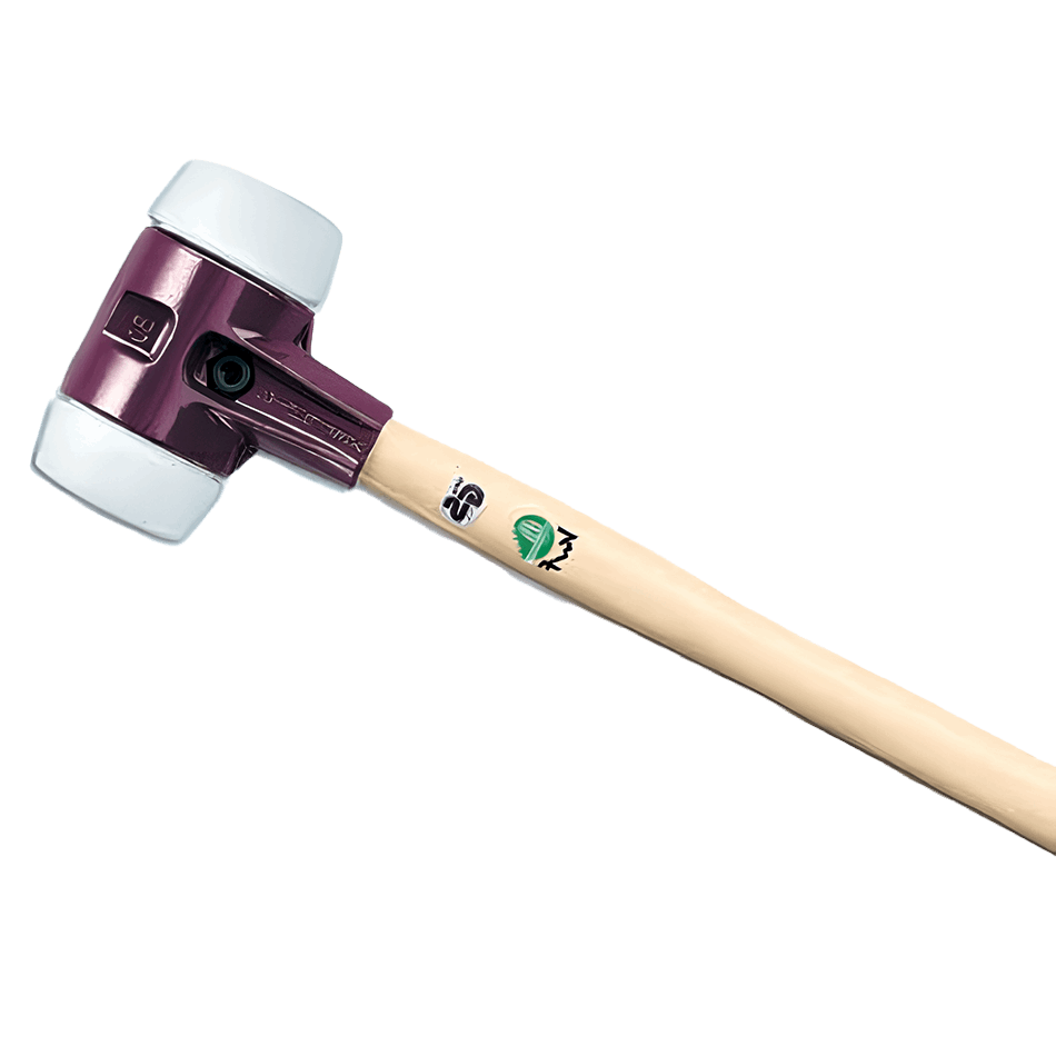 Halder - Vorschlaghammer Simplex mit Temperguss-Gehäuse komplett mit Hickorystiel und zwei Einsätzen aus Superplastik SVHSP