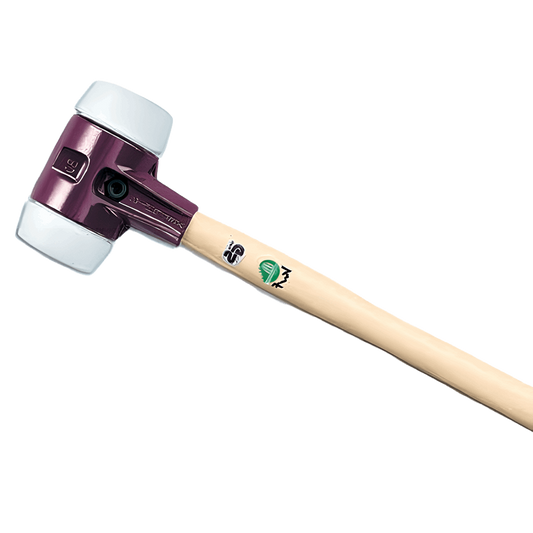 Halder - Vorschlaghammer Simplex mit Temperguss-Gehäuse komplett mit Hickorystiel und zwei Einsätzen aus Superplastik SVHSP