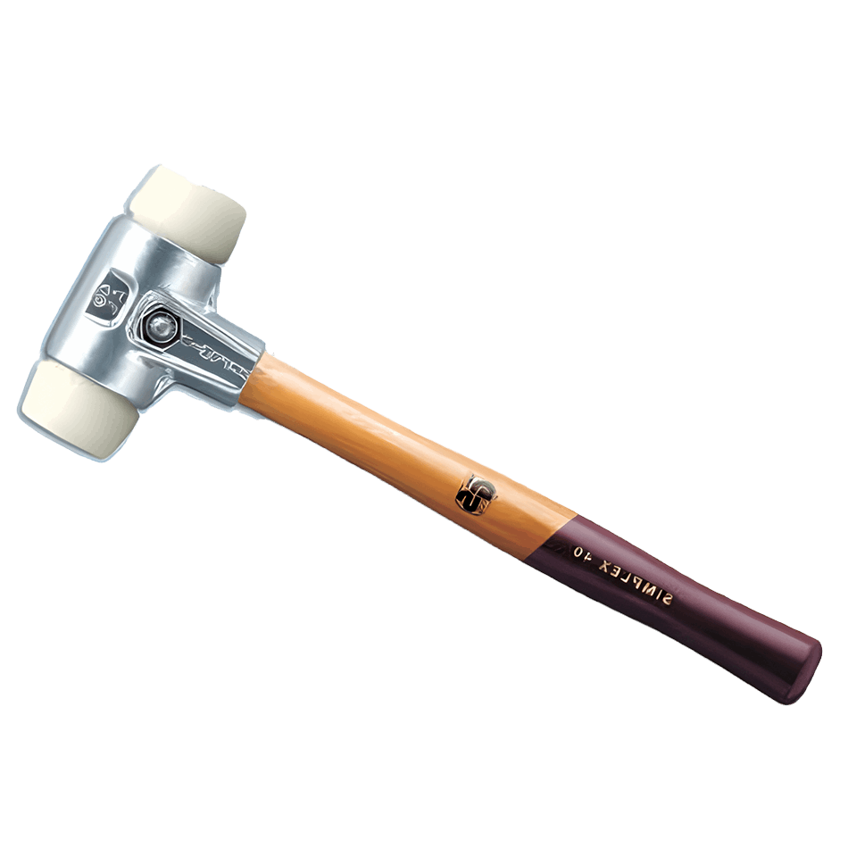 Halder - Schonhammer Simplex mit Aluminium-Spanngehäuse und Nylon-Einsätzen SSLNY