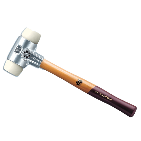 Halder - Schonhammer Simplex mit Aluminium-Spanngehäuse und Nylon-Einsätzen SSLNY