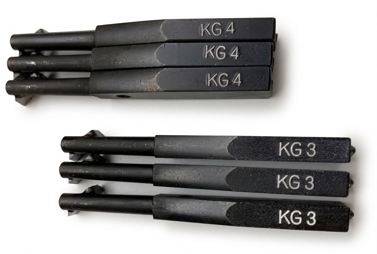 Isomap Ersatz-Messersatz (3 Hartmetallmesser) für Abisolierköpfe KG0 – KG4 & KGM