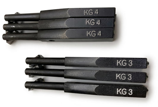 Isomap Ersatz-Messersatz (3 Hartmetallmesser) für Abisolierköpfe KG0 – KG4 & KGM