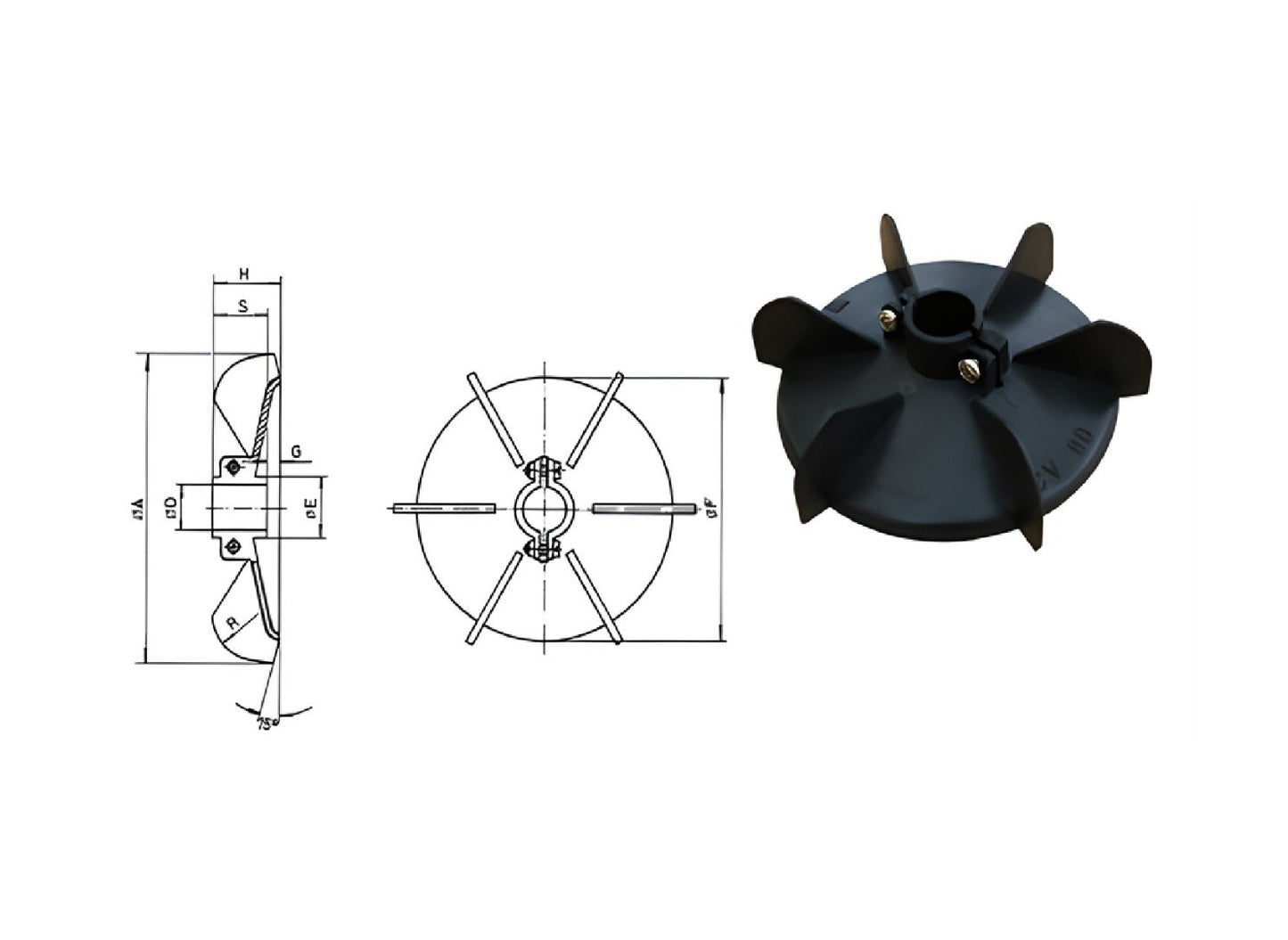 MEC Lüfterflügel: Hitzebeständig bis 180° C