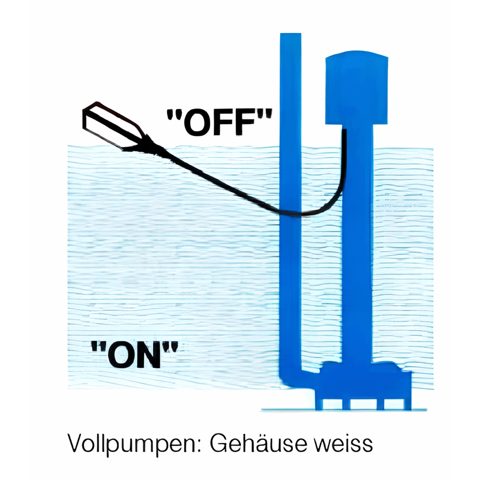 Schwimmschalter zum Füllen (weiß)