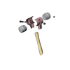 Halder - Simplex soft-faced mallet with aluminium housing and rubber insert SSLGK