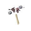 Load image into Gallery viewer, Halder - soft-faced mallet Simplex with malleable cast iron clamping housings and inserts made of TPE-mid (gray) SSTPV