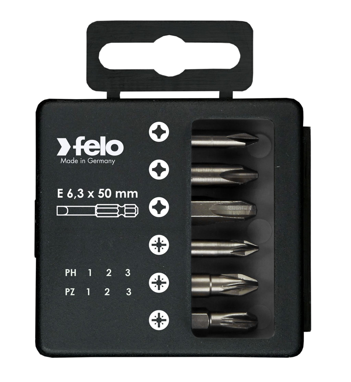 Felo Bit-Box Profi E 6,3 x 50 mm