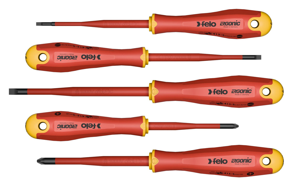 Felo Schraubendreher ERGONIC VDE E-slim Satz