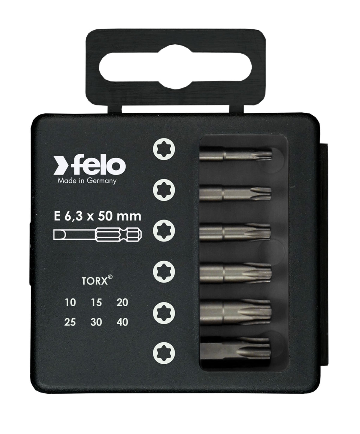 Felo Bit-Box Profi E 6,3 x 50 mm