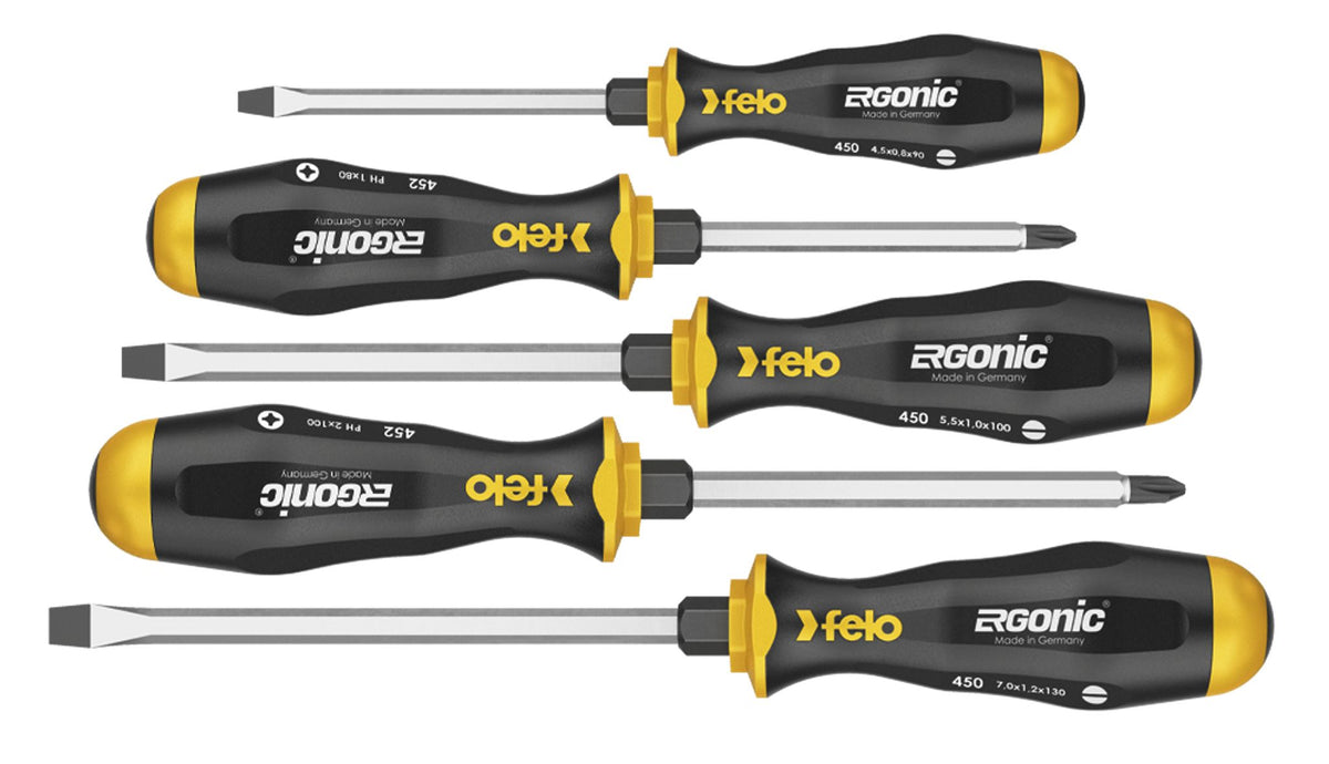 Felo Schraubendreher ERGONIC Schlagkappe Satz