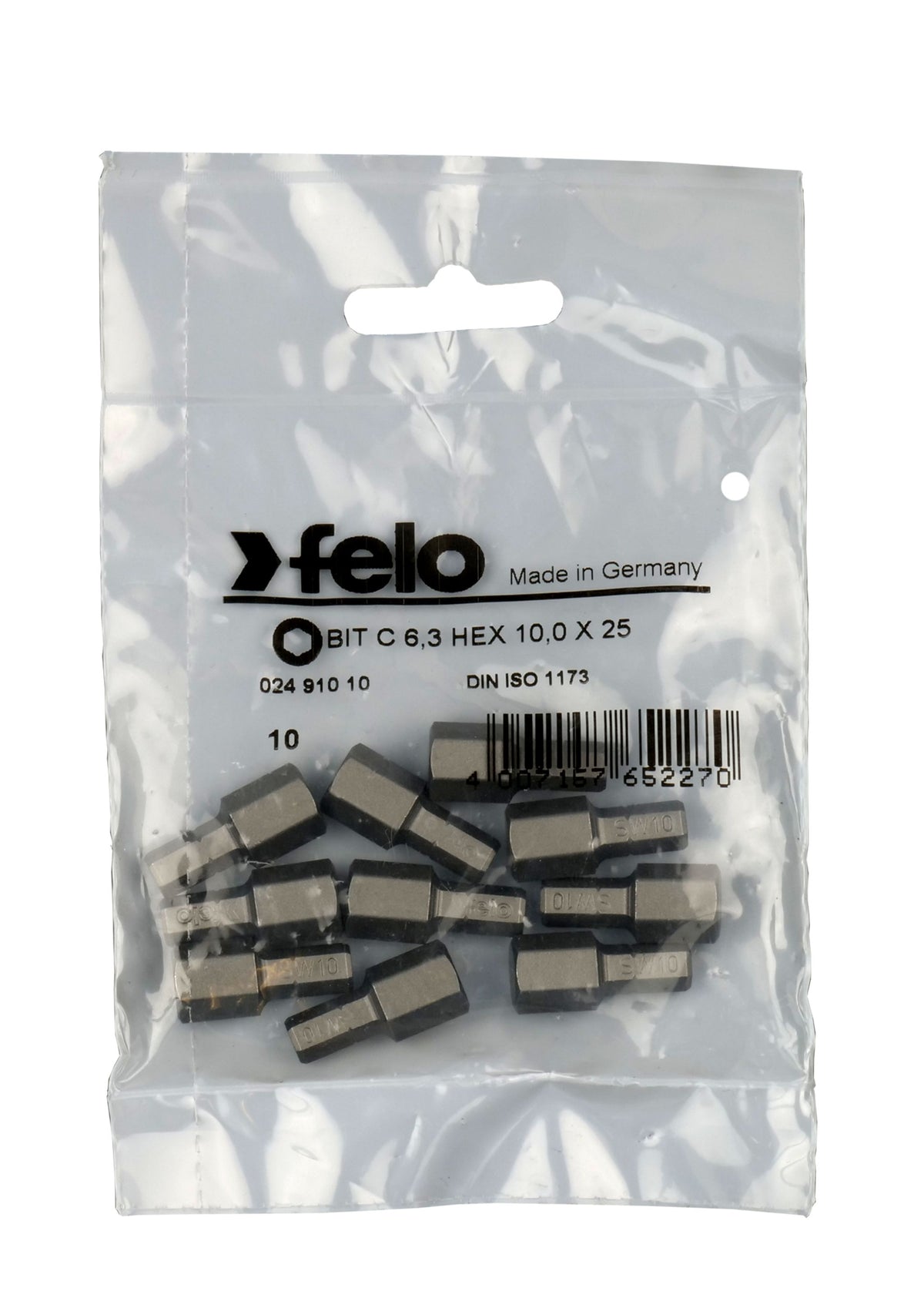 HEX 10,0 mm (2491010)