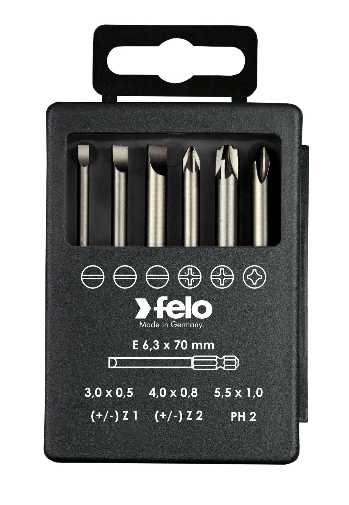 Felo Bit-Box Profi E 6,3 x 73 mm