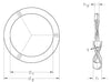 Ball bearing flexible discs / spring washers - ring-shaped closed KAS 100 - KAS 140
